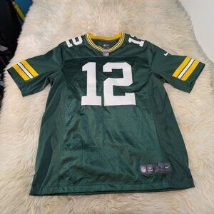NFL On Field Nike Green Bay Packers Aaron Rodgers Jersey #12 Size Large